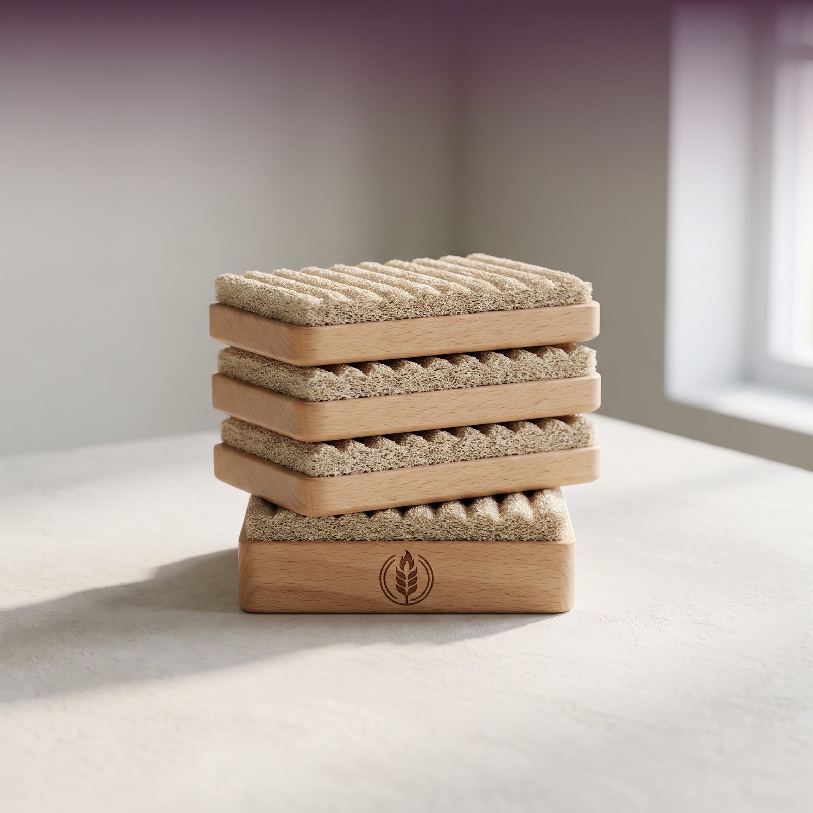 Ridge Scrub Sponge Set of 6
