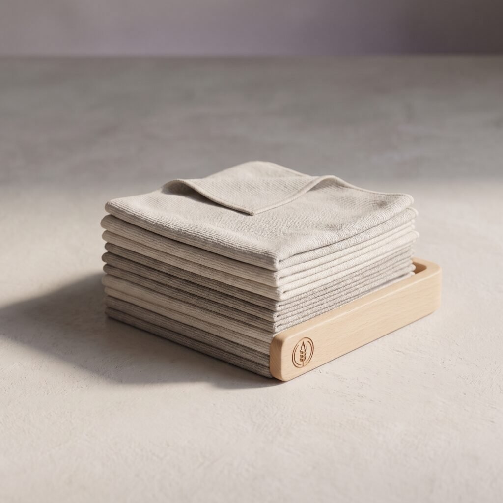 Ridge Microfibre Cloth Set of 12