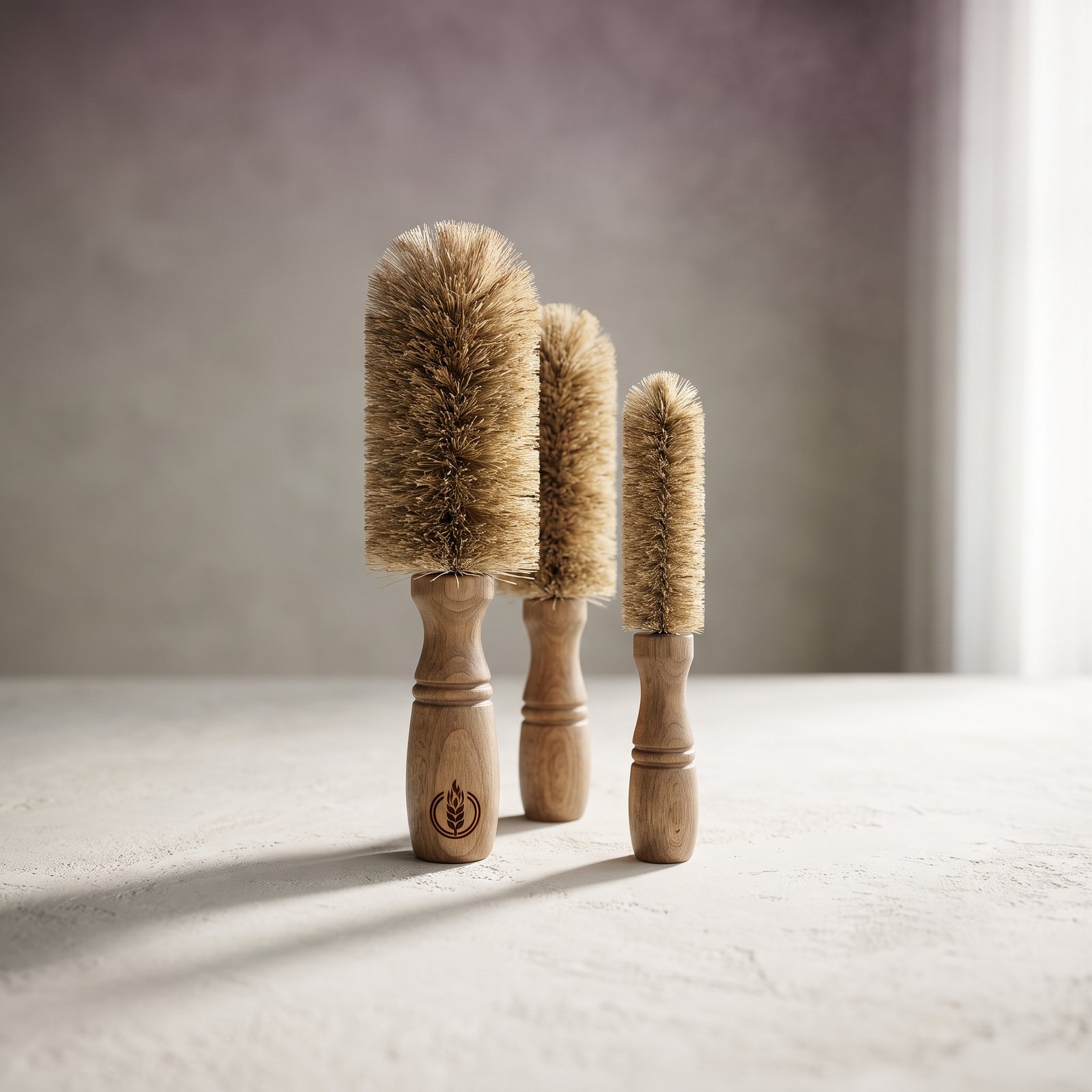 Ridge Bottle Brush Set of 3