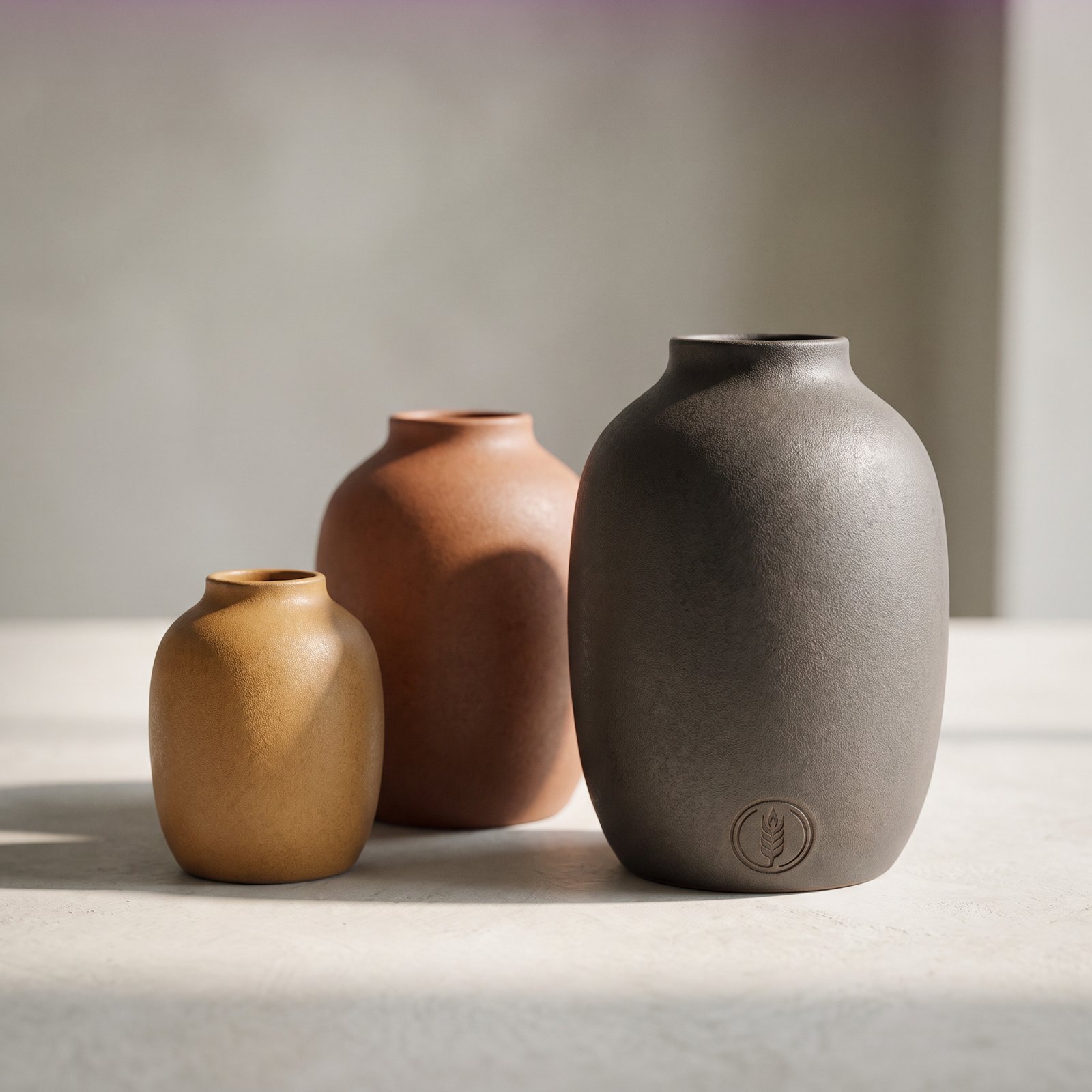 Ember Vase Trio